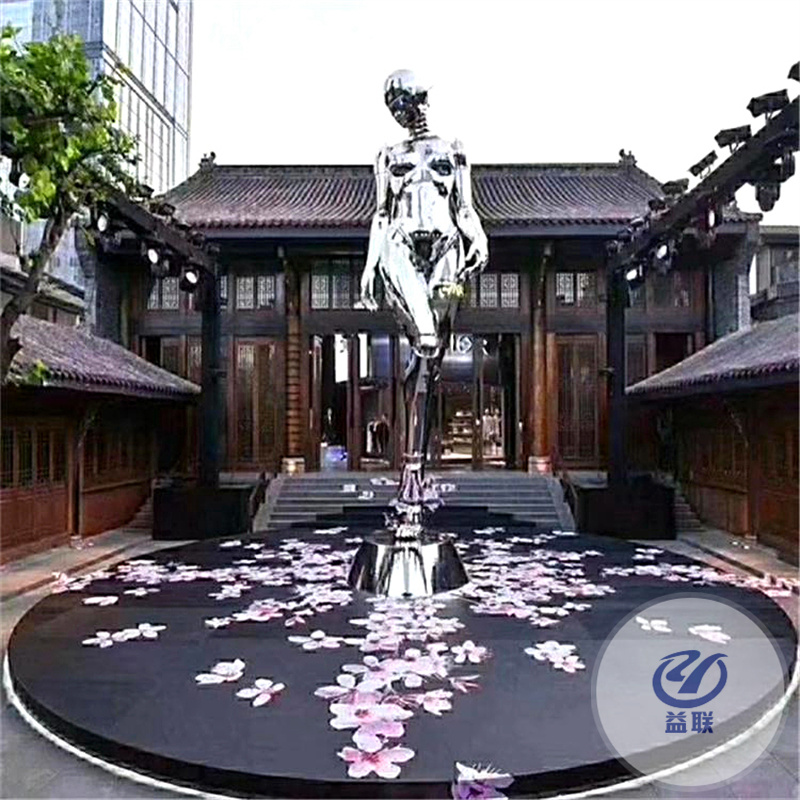 鏤空藝術品不銹鋼鯨魚雕塑學校酒店商場酒吧展廳鐵藝動物懸空擺件