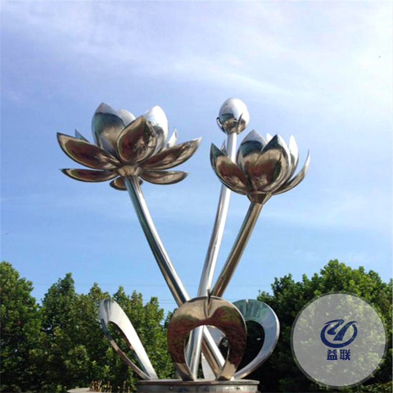 不銹鋼假山雕塑定制金屬線形管片型創(chuàng)意鏤空裝飾售樓部水景觀擺件