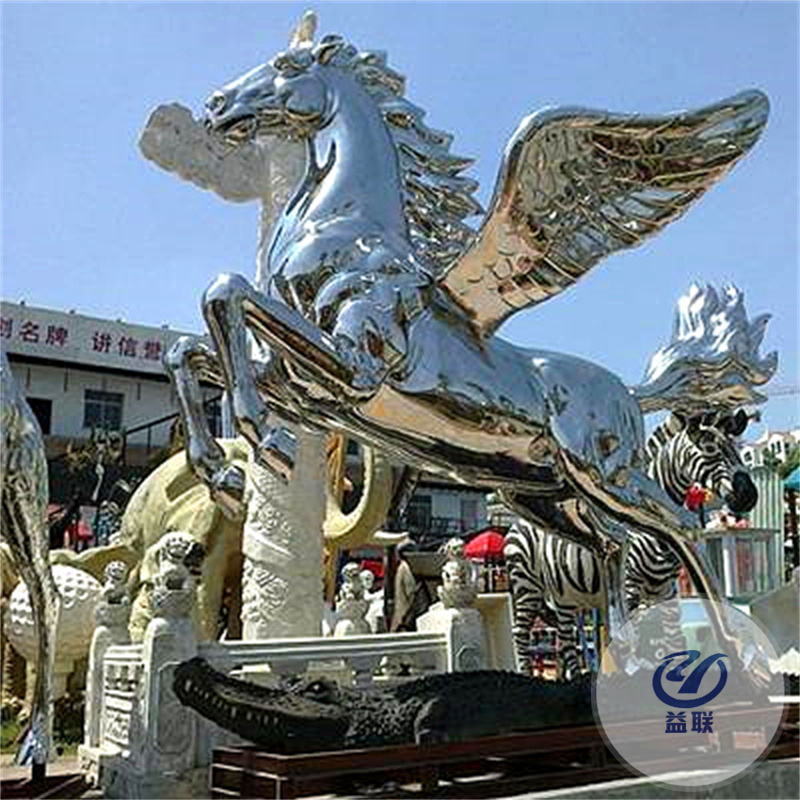 戶外不銹鋼鵝卵石頭造型雕塑園林景觀小品鏡面大型落地藝術(shù)擺件