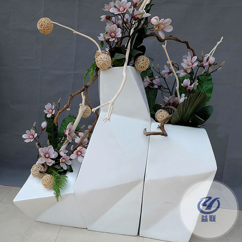 玻璃鋼花箱長(zhǎng)方形移動(dòng)花盆種植箱市政園林樹脂樹池現(xiàn)代簡(jiǎn)約定制