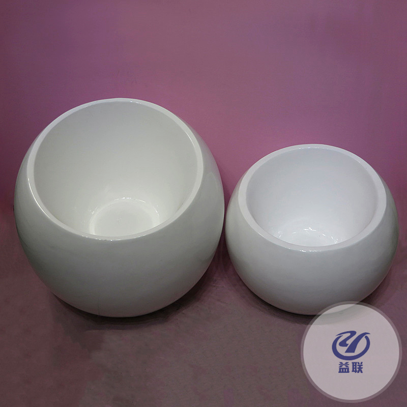 玻璃鋼創(chuàng)意花盆組合商場酒店圓形花缽戶外別墅庭院貝殼海螺形花箱