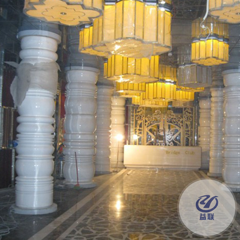 玻璃鋼工程裝飾大雕塑景觀沙盤展示臺(tái)吧臺(tái)桌子異形墻體外殼包柱子